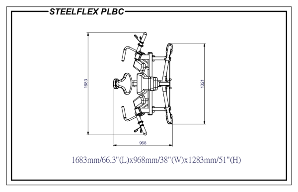 Steelflex Plate-Load Isolateral Bizeps Maschine PLBC Detail2