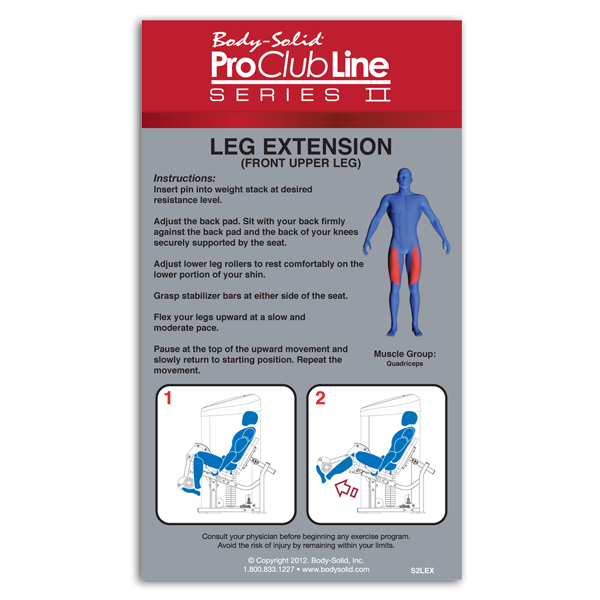 Pro-Clubline Series2 Leg Extension - Beinstrecker S2LEX Detail3